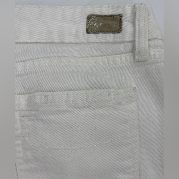 Paige White Venice Capri Pants Lightly Distressed Cropped Women's Size 29 - Picture 8 of 8
